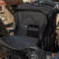 Black M-Tac Assault Pack featuring a concealed carry compartment and large zippered compartments