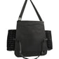 Black tactical Harlej Bag with side MOLLE webbing for versatile storage solutions