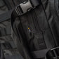 Black tactical backpack showcasing M-Tac Assault Pack with large main zippered compartments