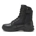 Black tactical boot with non-metallic composite for first responders and firefighter jobs
