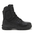 Black tactical boot with maximum grip for first responders and firefighters in the STRIKE FORCE 8’’ Boot SZ WP CT
