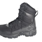 Black tactical boot for hot weather firefighting and first responder activities