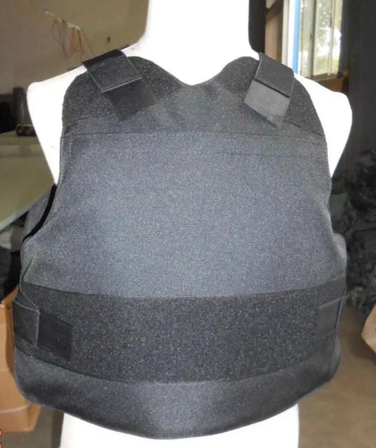 Black Undercover 2.0 Ballistic Vest tested to NIJ Level IIIA with adjustable Velcro straps