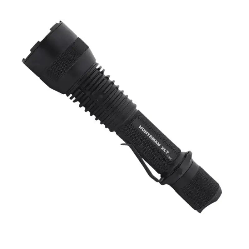 Black tactical flashlight with textured grip for Huntsman-XLT 1200-Lumen Varmint Light Kit