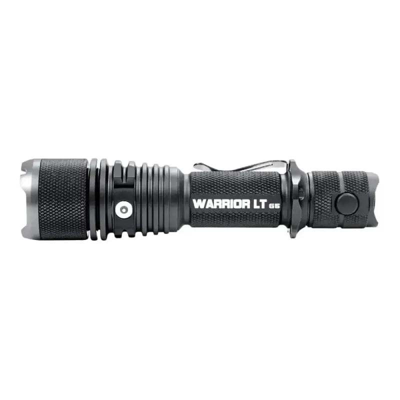 Black Warrior LT-G5 Long Throw Tactical Flashlight with engineered plastic holster