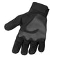 Black tactical glove with gray palm grip from Hot Leathers GVM3004 Men’s Black Assassin Textile