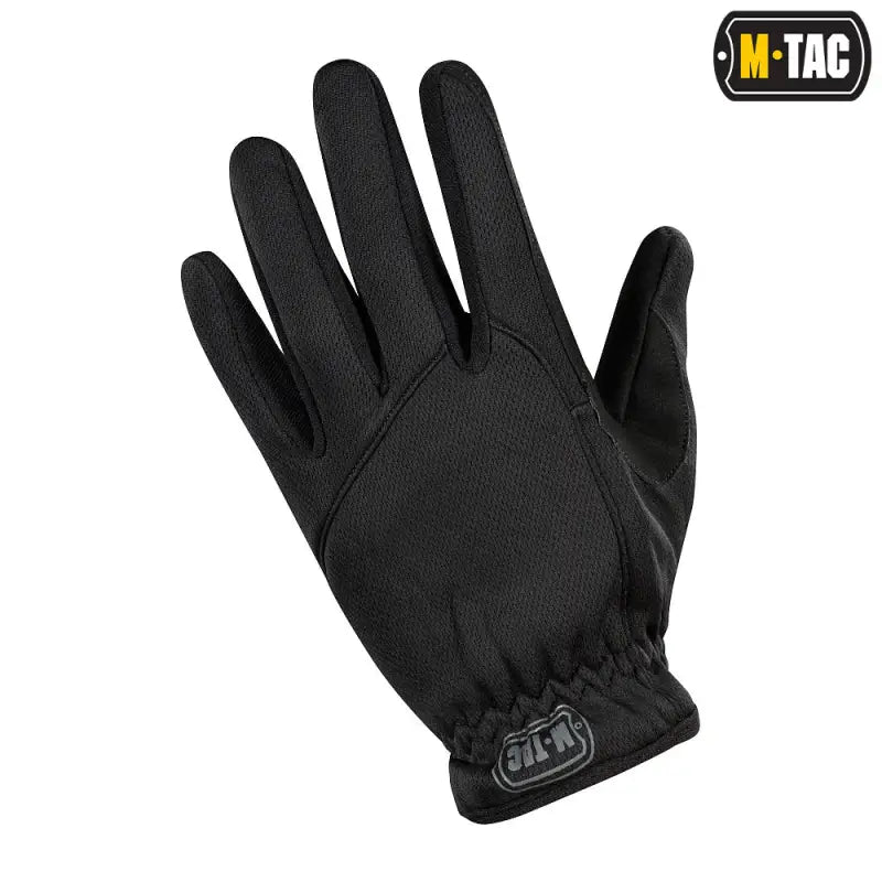 Black M-Tac Gloves Scout Tactical Mk.2, durable synthetic leather tactical gloves