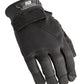 Black tactical glove with reinforced palm, adjustable wrist, compatible with hands-free hilight P3X