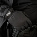 Black M-Tac Gloves Scout Tactical Mk.2 featuring a logo patch on synthetic leather gloves