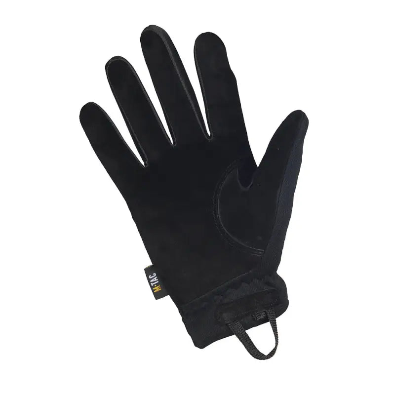 Black M-Tac Gloves Scout Tactical with wrist strap, designed for optimal grip and durability