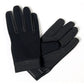 Hot Leathers GVM2005 plain black mechanics gloves with reinforced palms and stretchy fabric