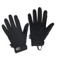 Black M-Tac Gloves Scout Tactical, rugged genuine leather gloves with wrist straps