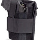 Black tactical gun holster on Hide-away Ankle Wallet ideal for police and first responders