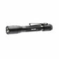 Black Powertac Valor 800 Lumen EDC Flashlight with textured grip and crenelated bezel