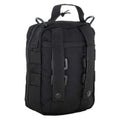 Black tactical medical pouch with MOLLE webbing for Emergency Medical and Gunshot Bag