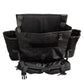 Black Harlej Bag with multiple compartments and straps for versatile storage