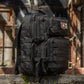 Black M-Tac Assault Pack with MOLLE webbing and two large main zippered compartments