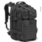 Black IDLH Tactical Backpack with MOLLE webbing and multiple compartments