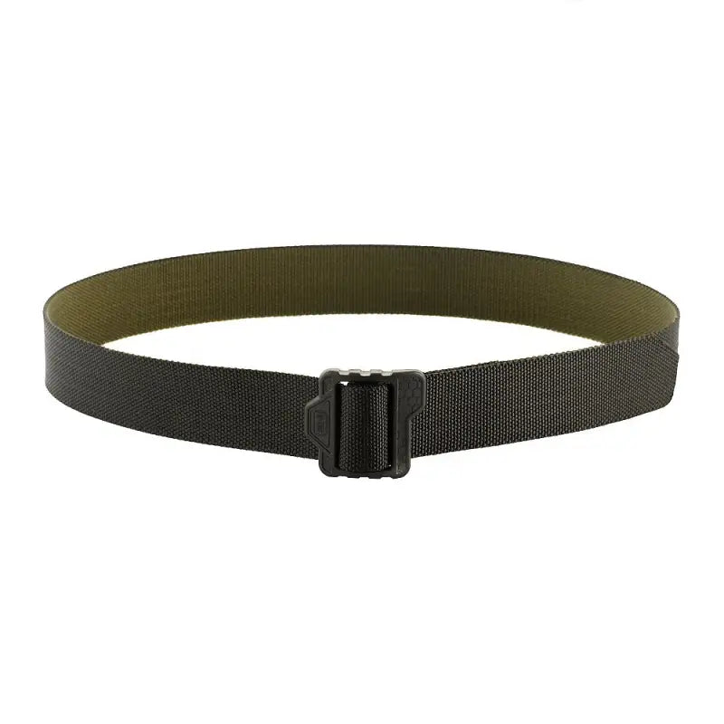 Black M-Tac Double Sided Lite Tactical Belt with a durable plastic buckle