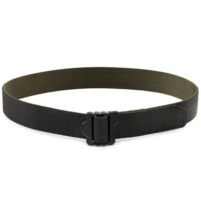 Black M-Tac Double Duty Tactical Belt Hex with durable plastic buckle