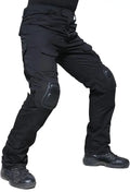 Black tactical pants with knee pads for first responders in Crusader 2.0 Uniform