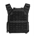 Black tactical QRF Plate Carrier Full Package with MOLLE webbing for wearing body armor
