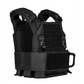 QRF Low Visibility Minimalist Plate Carrier with MOLLE webbing and mesh padding