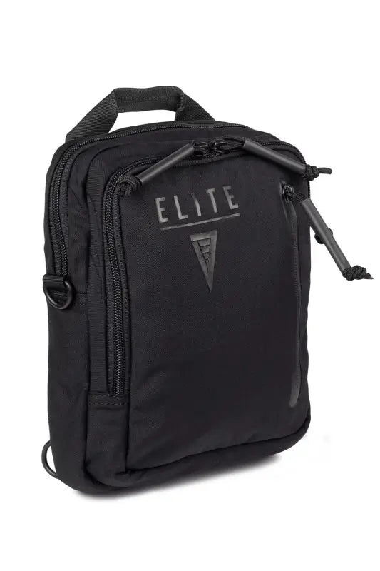 Black tactical shoulder bag with ELITE branding from Avenger Concealment Gun Pack