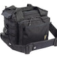 Black tactical shoulder bag with multiple compartments, perfect for the Elite Range Bag