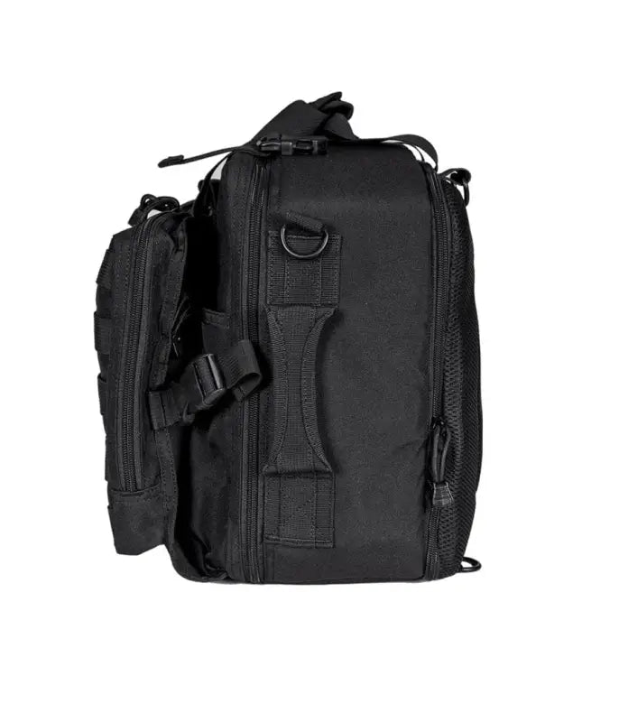 Black tactical Hondo Duty Bag 2.0 with compartments, ideal for K-9 and Herriman Police Department