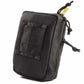 Black tactical utility pouch with MOLLE webbing for Liberty Gun Pack and concealed carry