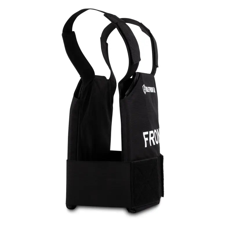 Black tactical vest featuring adjustable straps and pockets for ProtectVest L3 Level III Bulletproof Vest