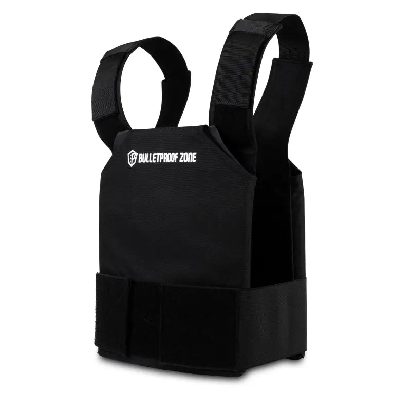 Black tactical vest with adjustable straps from ProtectVest Covert L3 Mini bulletproof vest