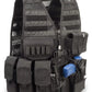 Black MVP Commandant Tactical Holster Vest with pouches and MOLLE webbing