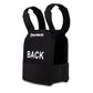 Black tactical vest with BACK text, made from 600D Cordura fabric, Level III Bulletproof Vest