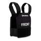 Black tactical vest with FRONT text, part of ProtectVest L3 10’’x12’’ Level III Bulletproof Vest