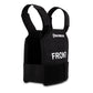 Black tactical vest with FRONT text, featuring 10’’x12’’ Level III Bulletproof Vest design