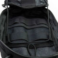 Black MOLLE Pouch, Emergency Medical Trauma Bag with mesh compartments and zipper closure
