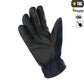 Black tactical winter glove with reinforced palm grip from M-Tac Gloves Soft Shell Thinsulate