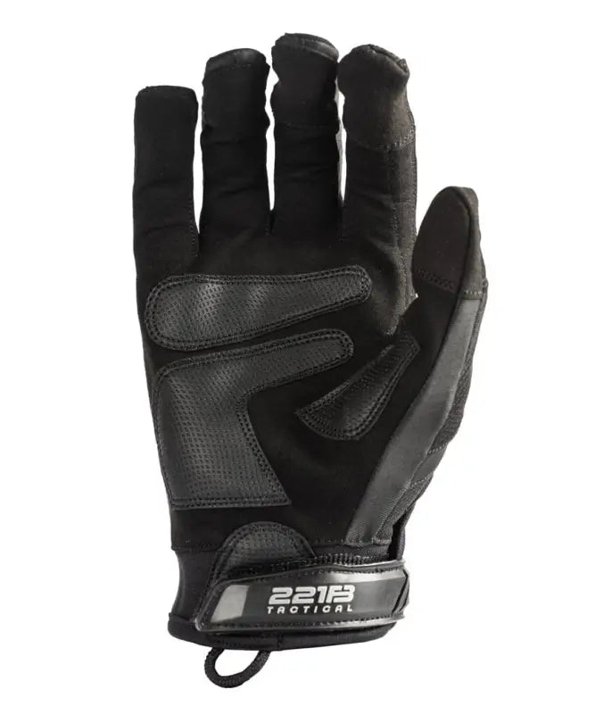 Black Exxtremity Patrol Gloves 2.0 with reinforced palm, perfect for hands-free Hilight P3X