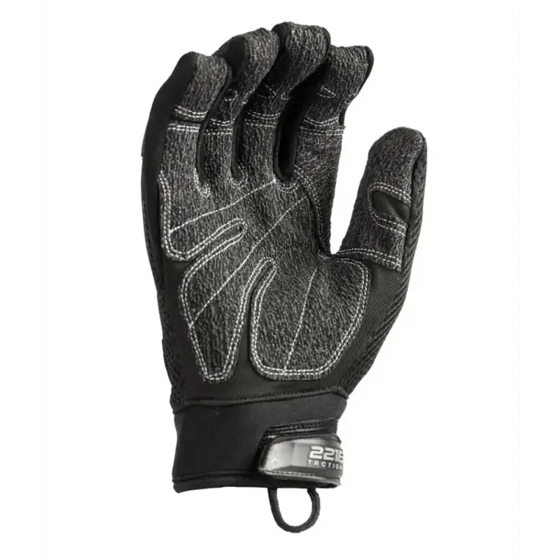 Black tactical Titan K-9 Gloves with reinforced palm grip for enhanced durability