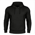 Black textured Hooded Sweatshirt with hand pocket for Standoff Concealment Hoodie Mk.II