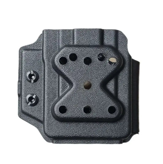 Black textured plastic body cam holder mount with screws for Axon 2 Body Cam
