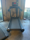 Black SFE Commercial Treadmill with digital display for performance tracking