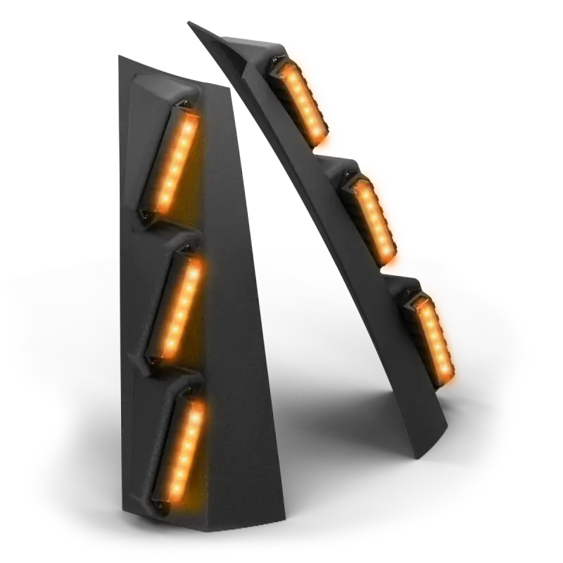 Feniex Quantum 2.0 Pillar Mount black truck bed side lights for first responders