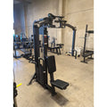 Black weight machine in SFE Selectorized Pec Fly/Rear Delt Machine with 250lb stacks