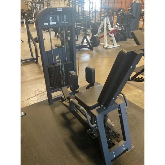 Black weight machine for SFE Commercial Inner & Outer Thigh Machine, ideal for first responders