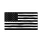 Black and white American flag with 50 stars and 13 stripes for Firefighter American Flag