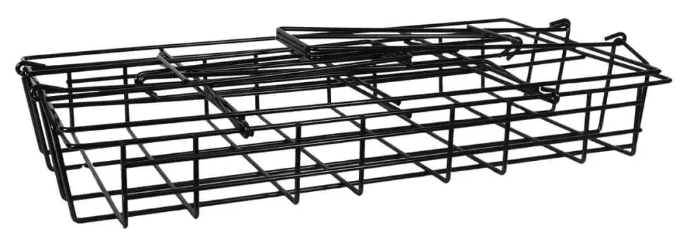 Black wire basket in Collapsible Bottle Carrier suitable for first responders and firefighters