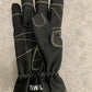 Black MK-1 Ultra Structural firefighting glove with white stitching and ’76W/L’ marking